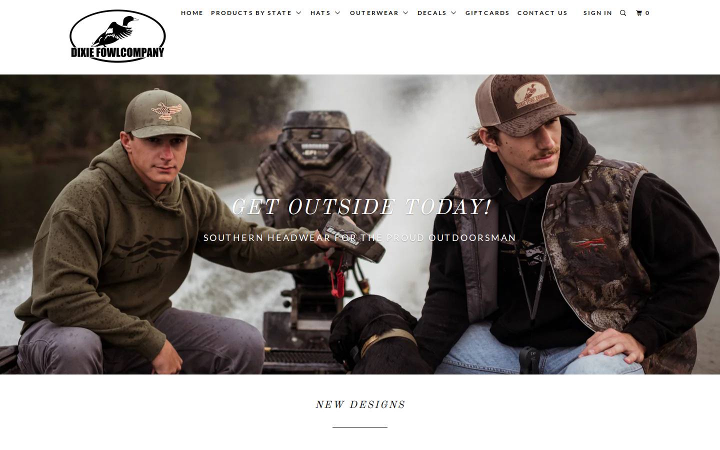 dixiefowlcompany.com homepage screenshot
