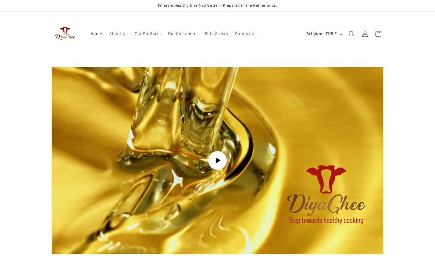 diyaghee.com homepage screenshot