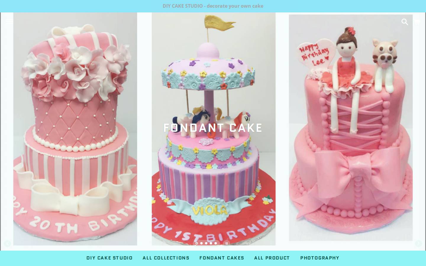 diycake.ca homepage screenshot