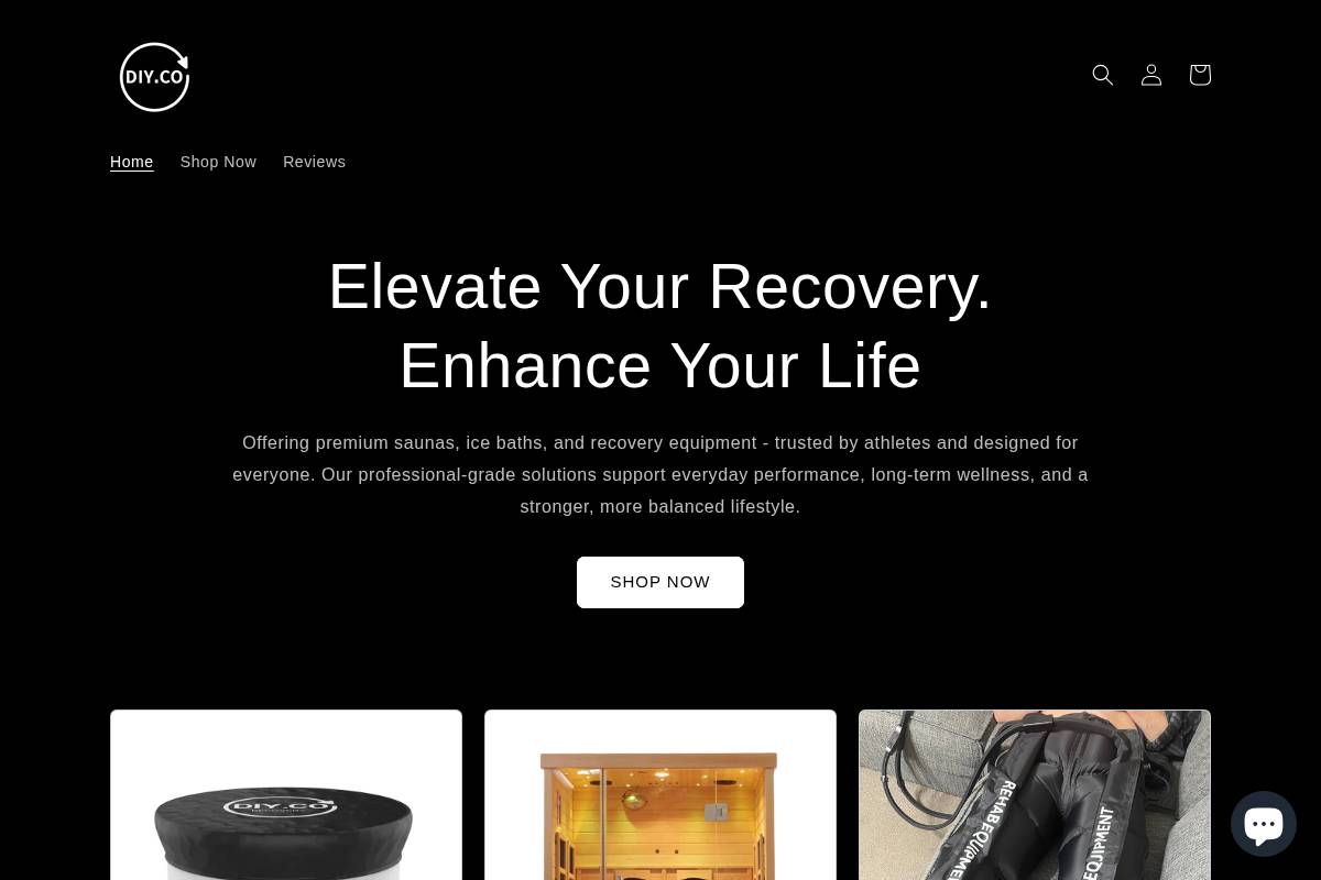 diyco-recoveryequipment.com homepage screenshot