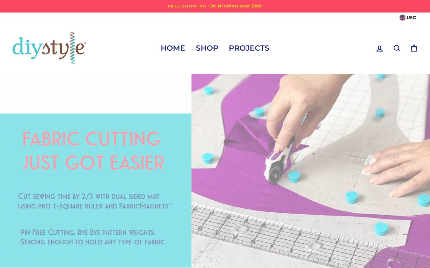 diystyleshop.com homepage screenshot