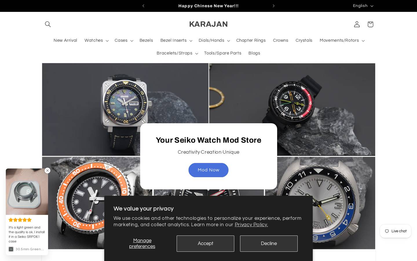 diywatchmod.com homepage screenshot