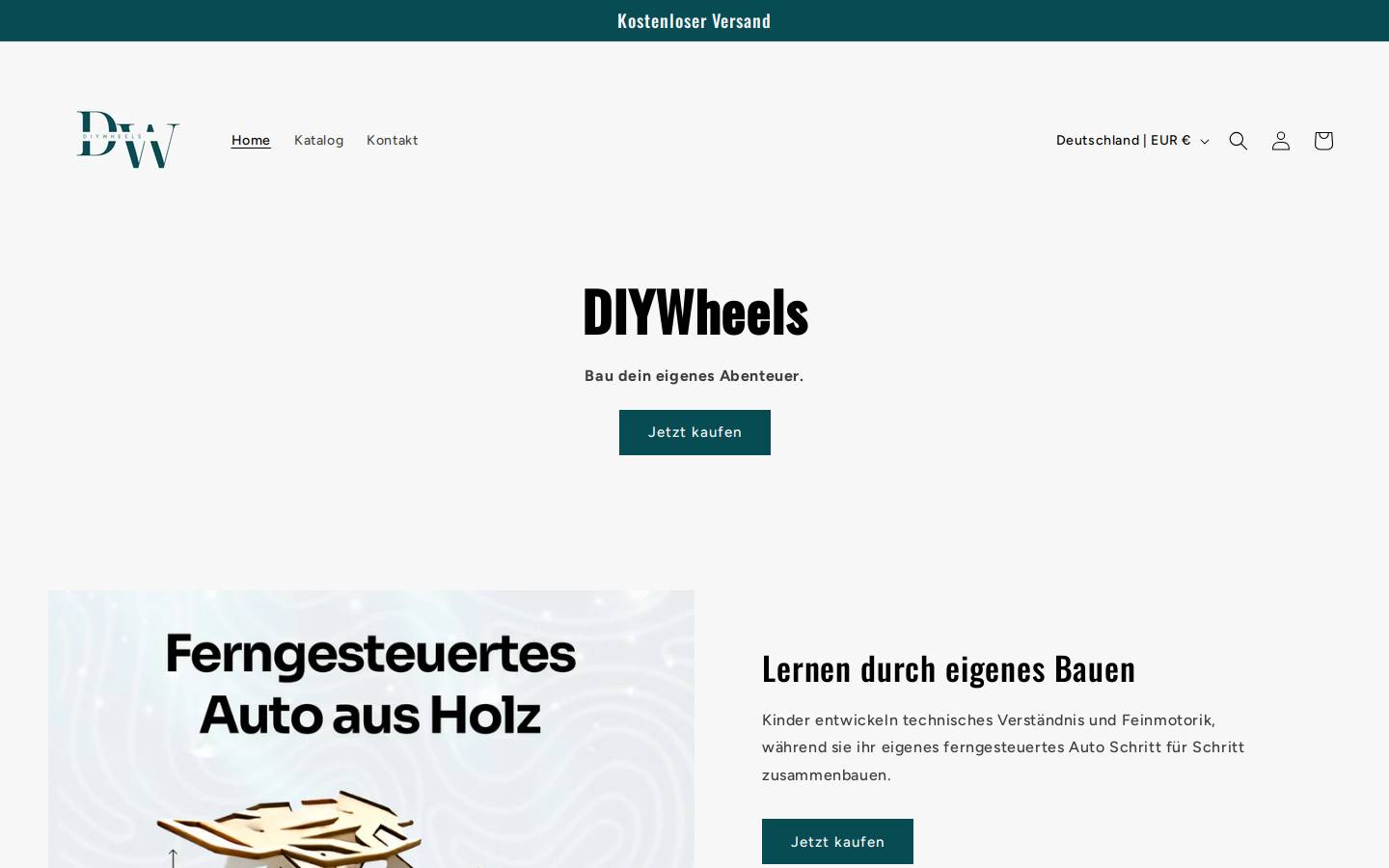 diywheels.de homepage screenshot