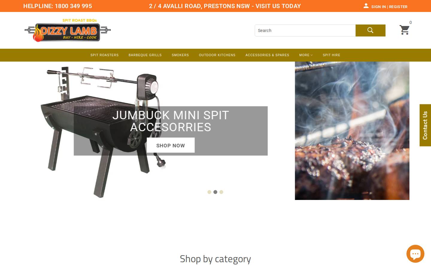 dizzylamb.com.au homepage screenshot