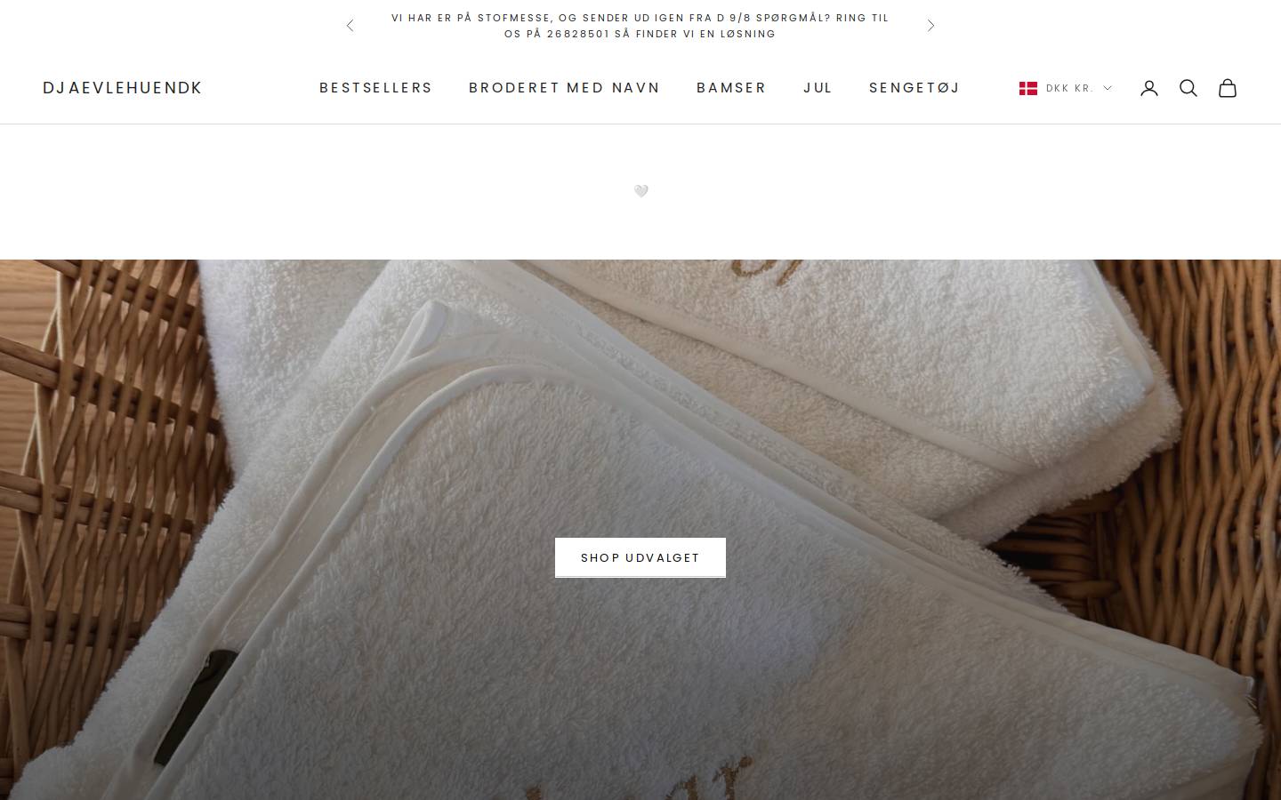 Djaevlehuen homepage screenshot