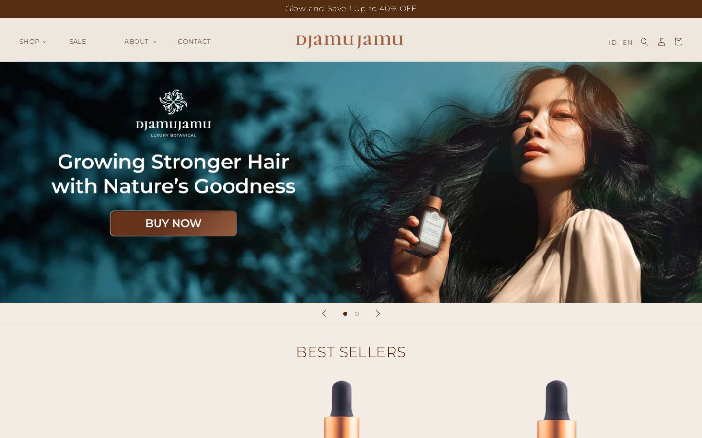 djamujamu.com homepage screenshot