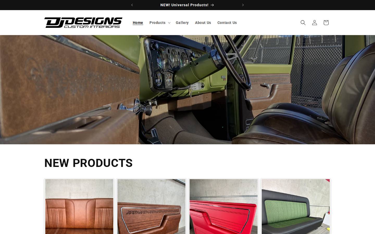 djdesigns.co homepage screenshot