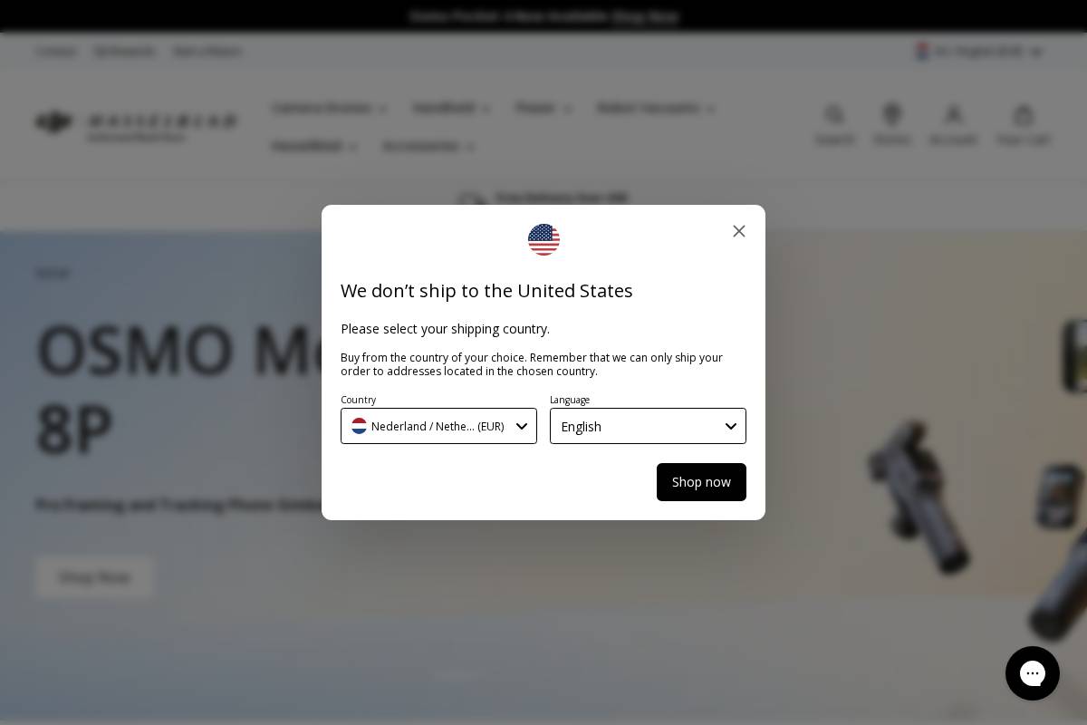 dji-retail.eu homepage screenshot