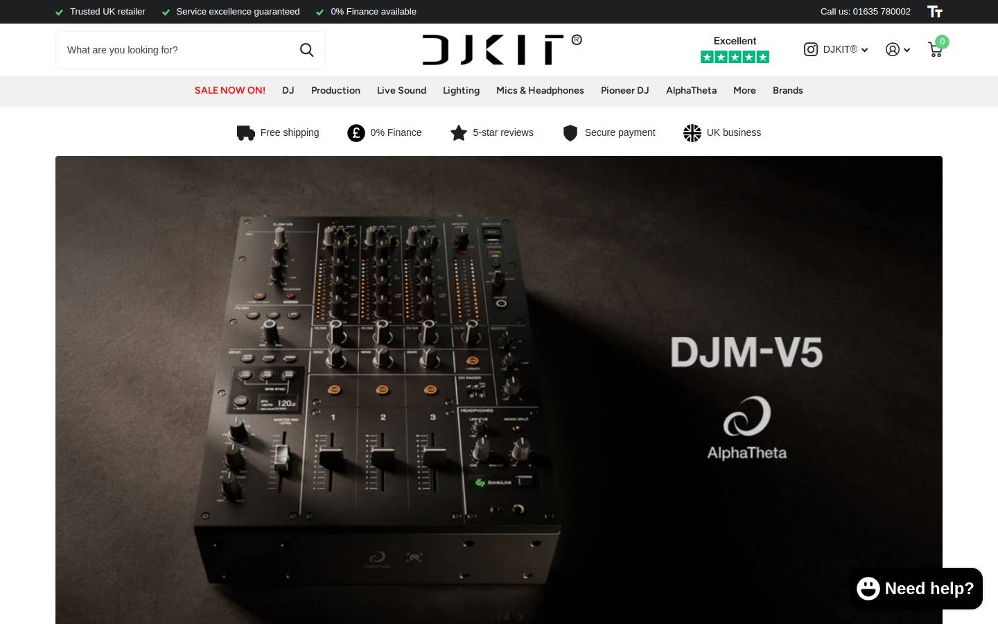 DJKIT® homepage screenshot