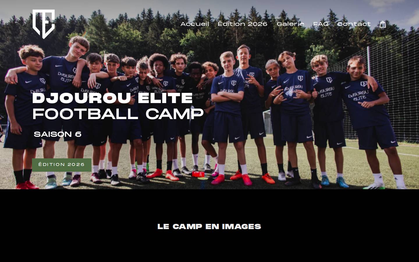 djourouelite.com homepage screenshot