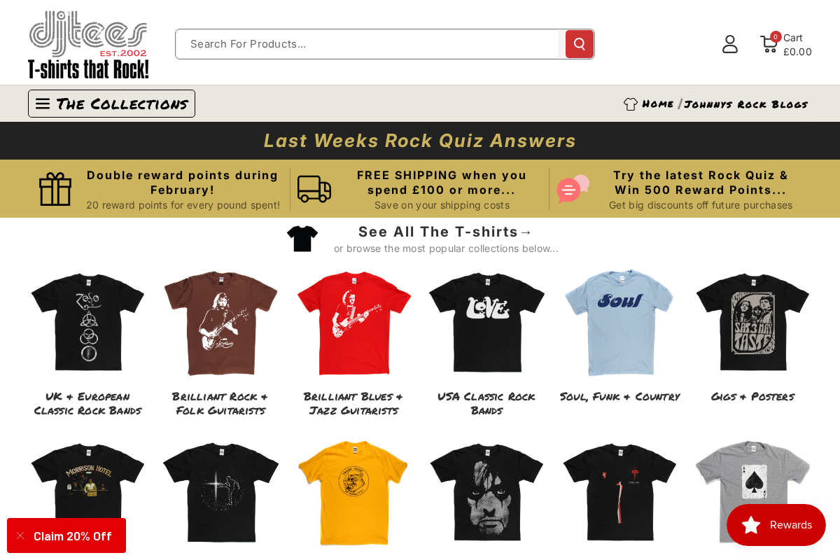 DJTees homepage screenshot