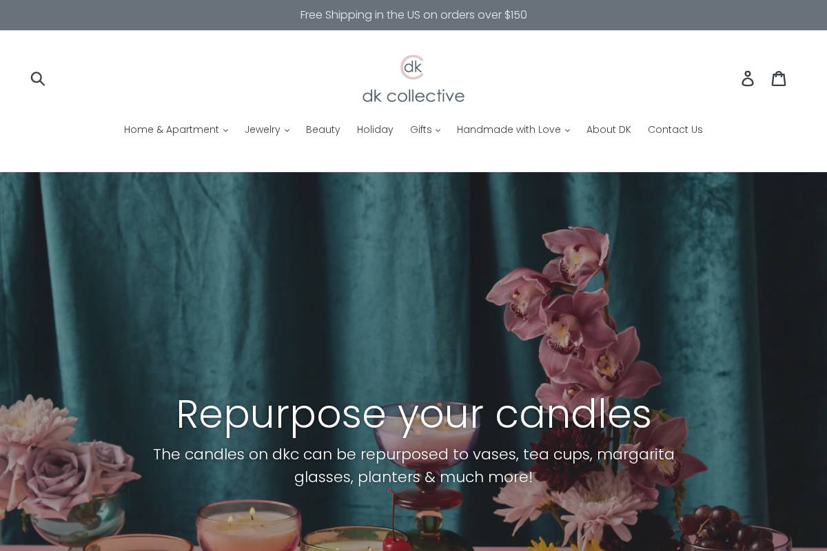 dkcollective.com homepage screenshot