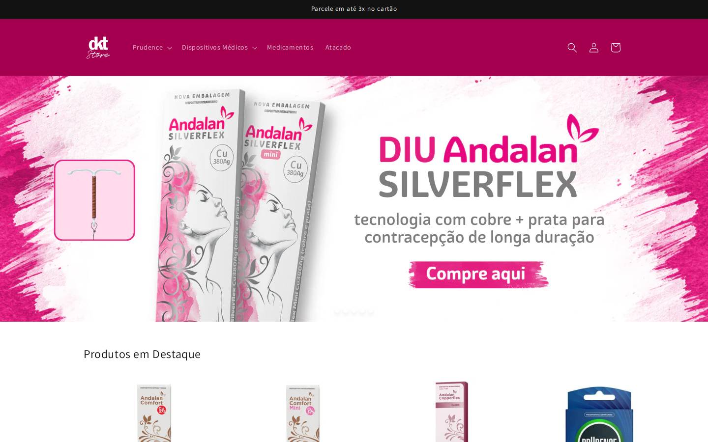 dktstore.com.br homepage screenshot