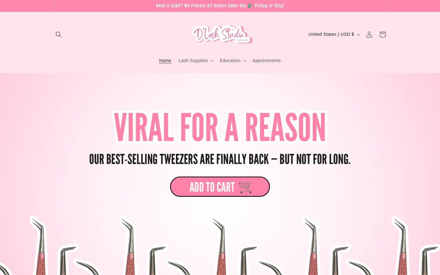 dlashstudiomke.com homepage screenshot