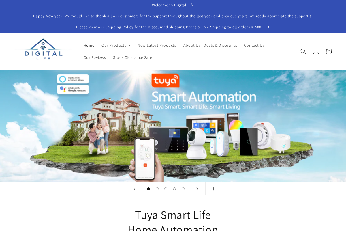 Digital Life homepage screenshot