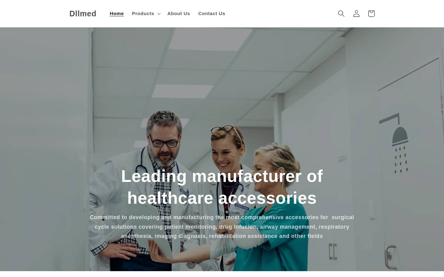 dllmed.com homepage screenshot