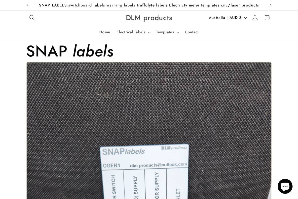 dlm-products.com homepage screenshot