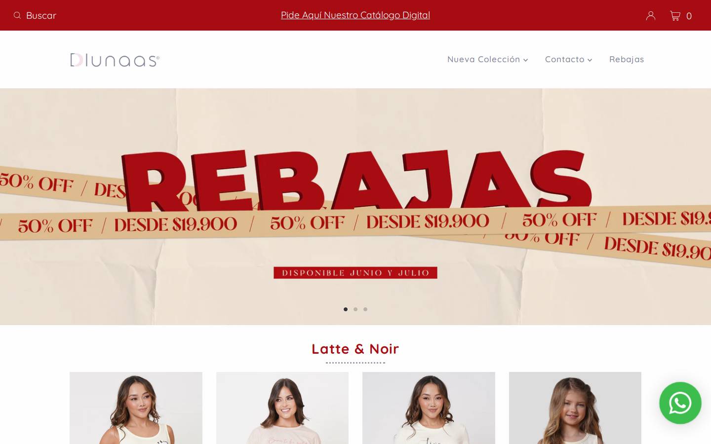 dlunaas.com homepage screenshot