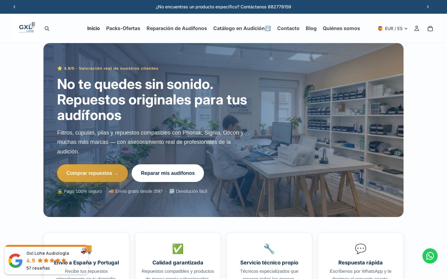 dlushe.es homepage screenshot