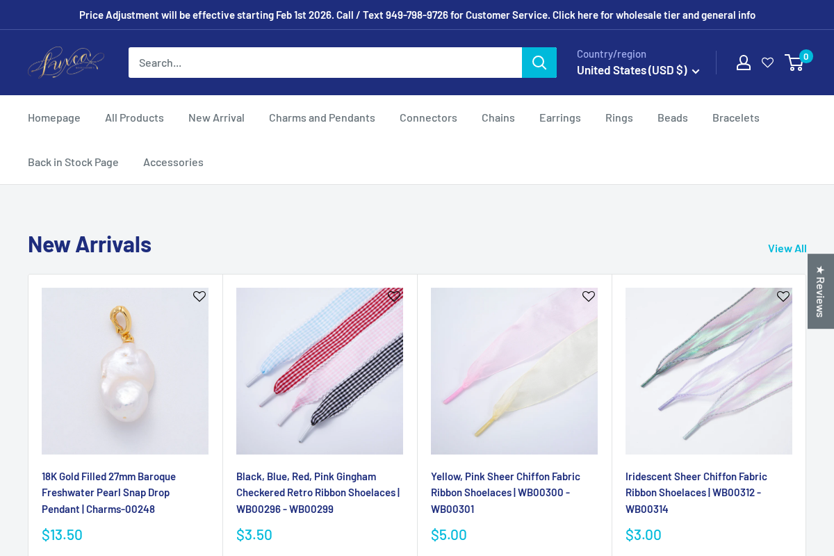 Dluxca homepage screenshot