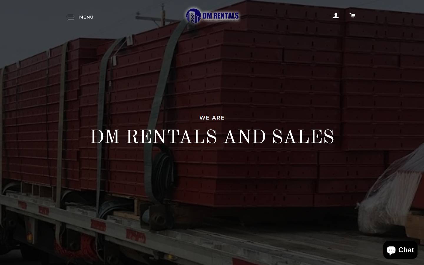 dm-rentalsales.com homepage screenshot
