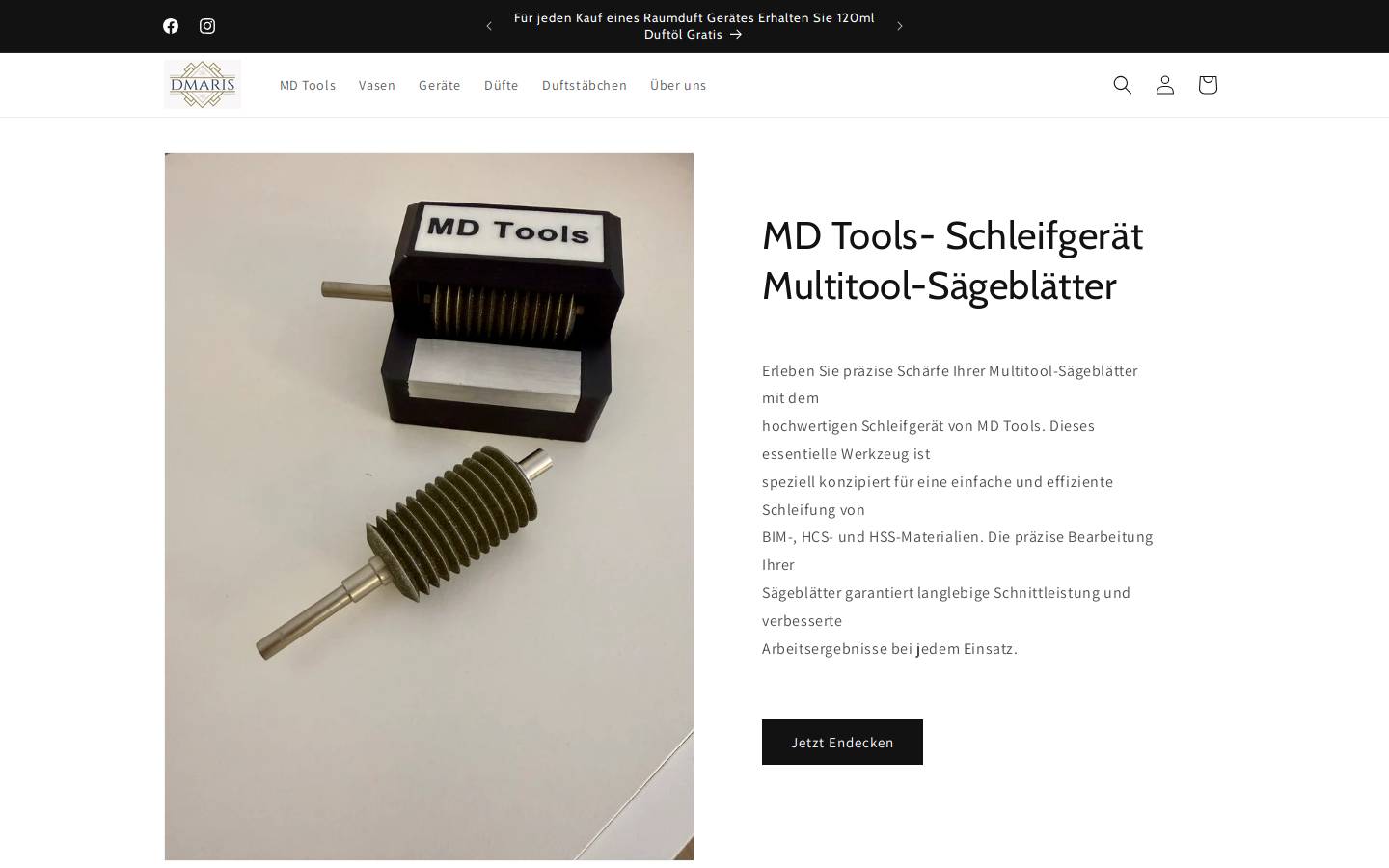 dmaris.de homepage screenshot