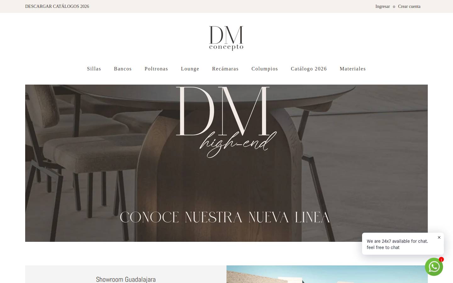 dmconcepto.mx homepage screenshot