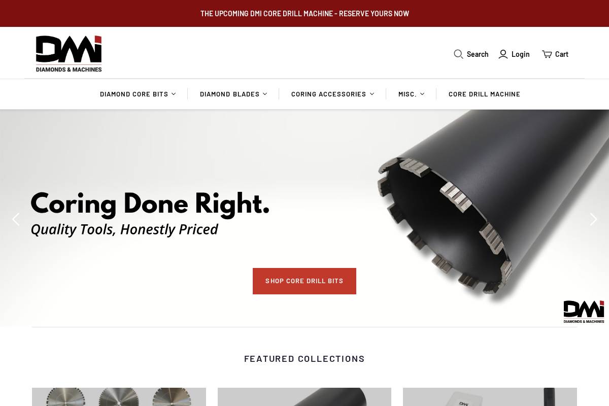 dmitools.com homepage screenshot