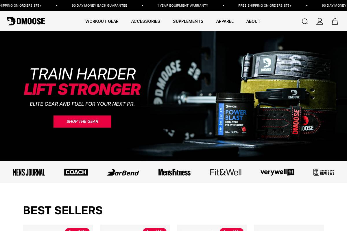 DMOOSE homepage screenshot