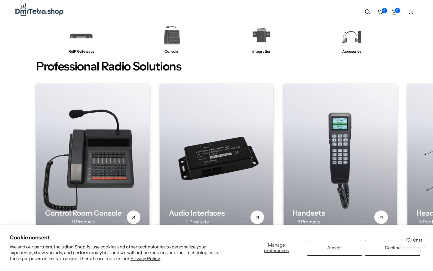 dmr-tetra.com homepage screenshot