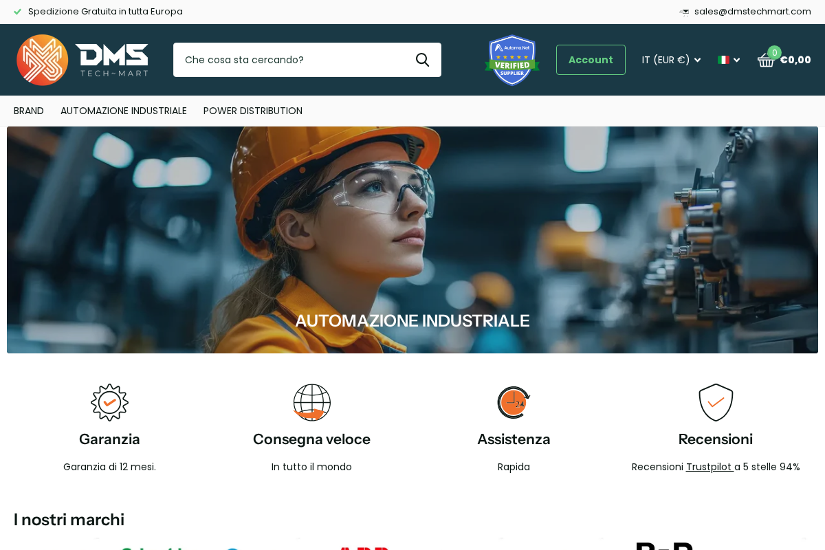 DmsTechMart homepage screenshot