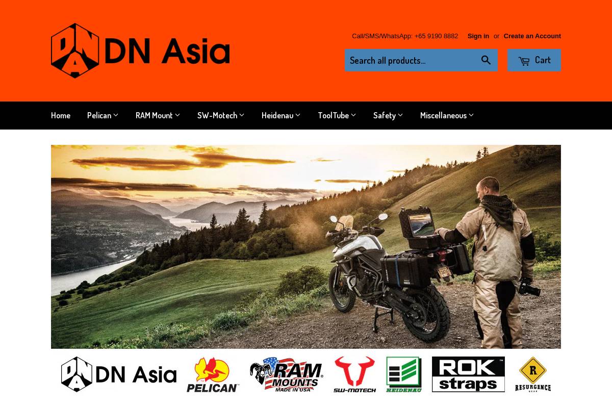 dnasia.bike homepage screenshot