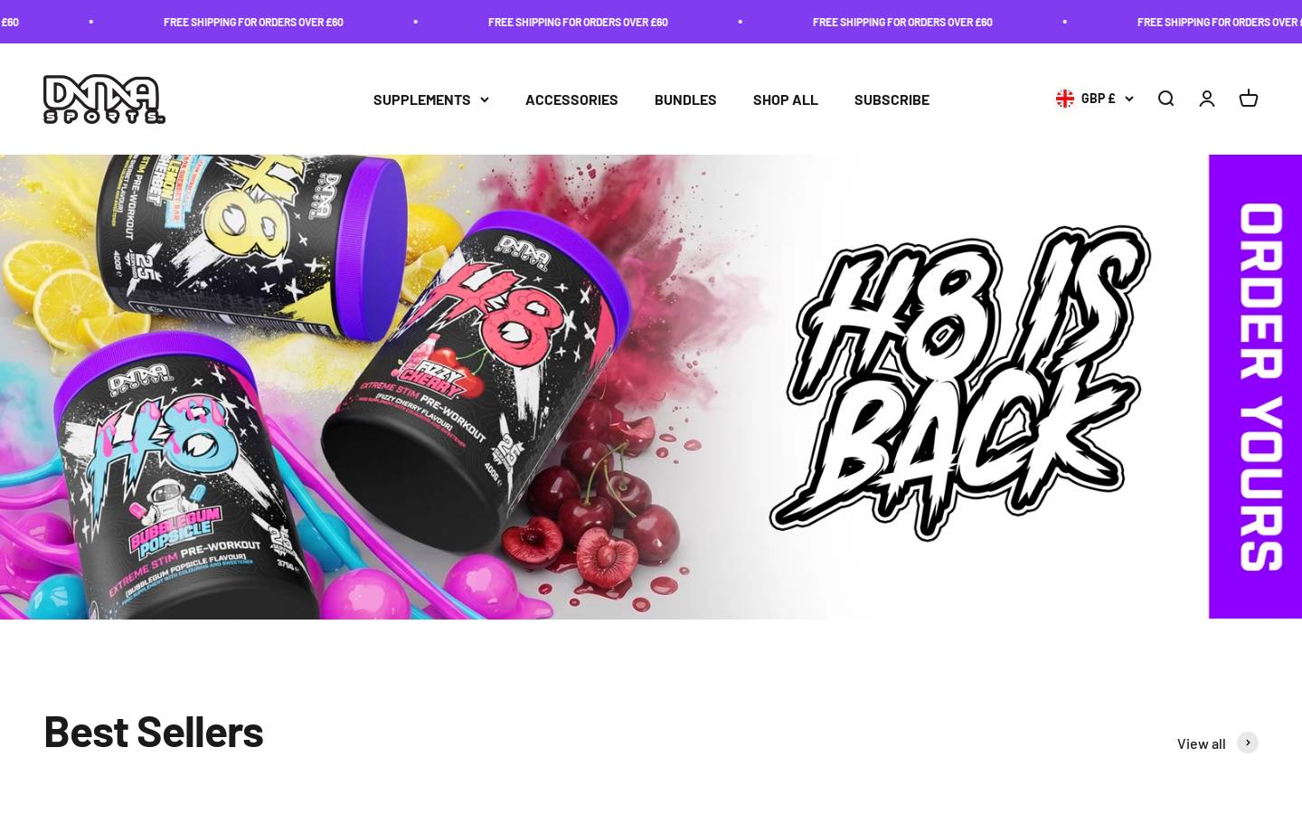 dnasportsusa.com homepage screenshot