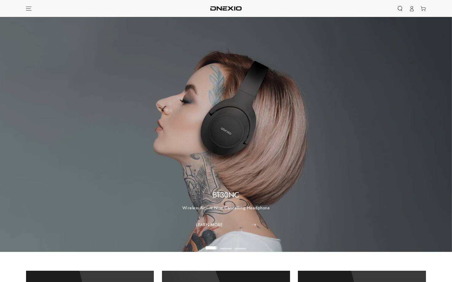dnexio.com homepage screenshot
