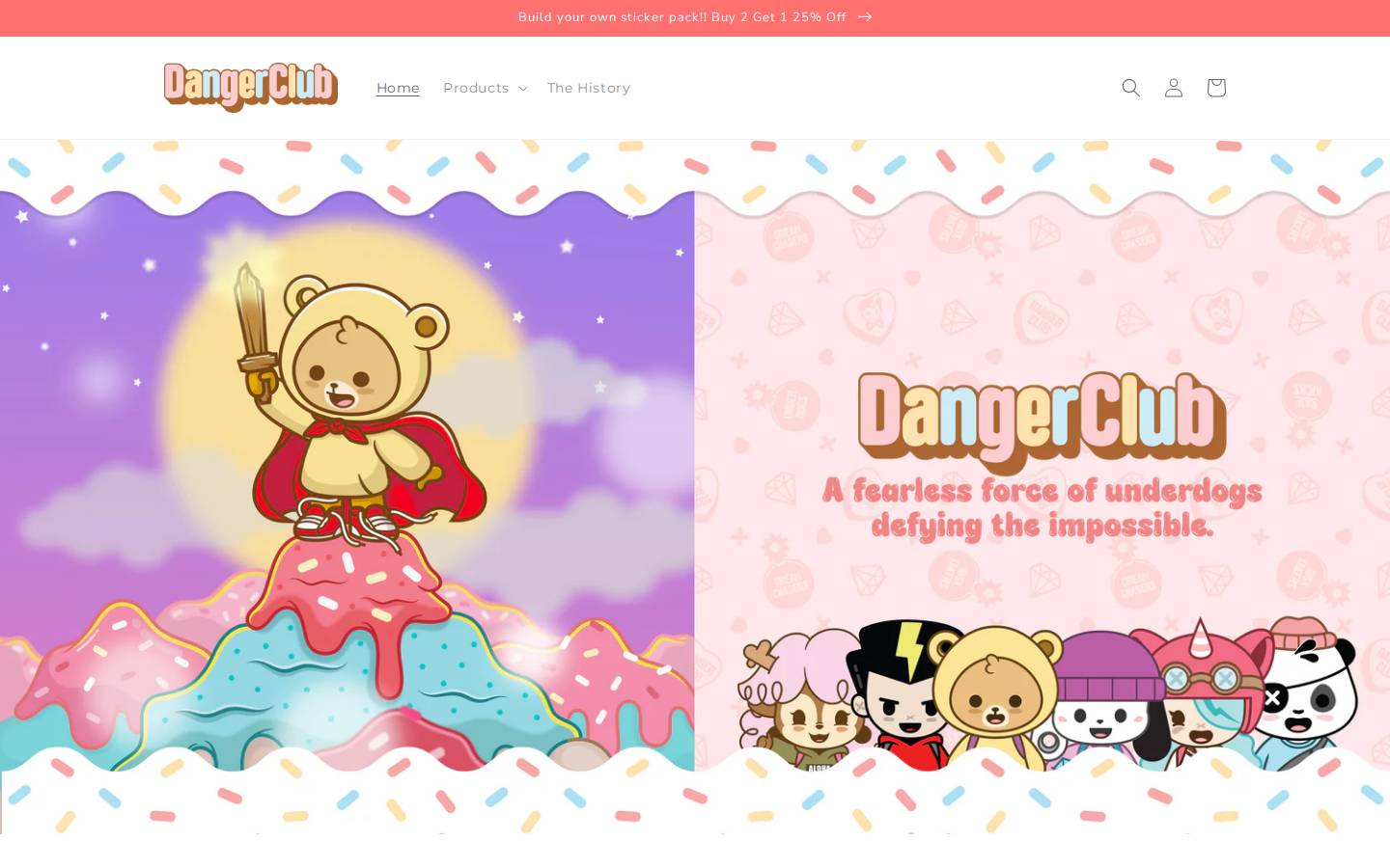 dngrclub.com homepage screenshot