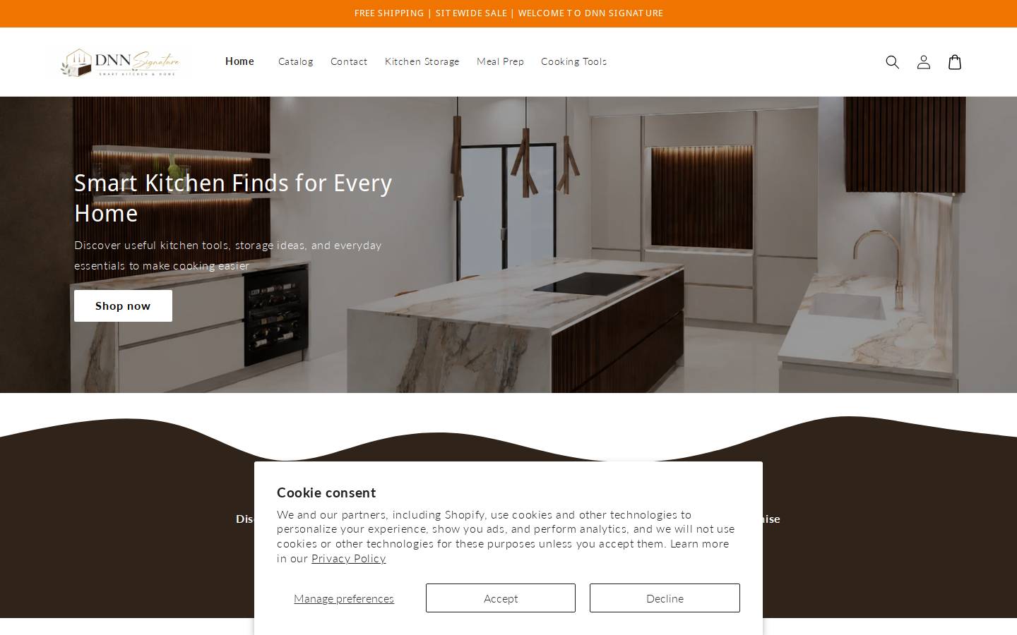 dnnsignature.shop homepage screenshot
