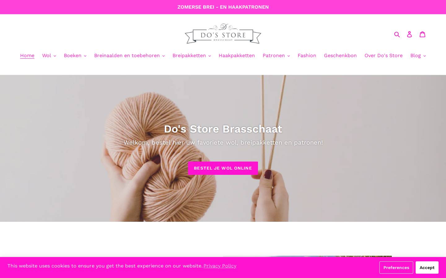 do-store.be homepage screenshot