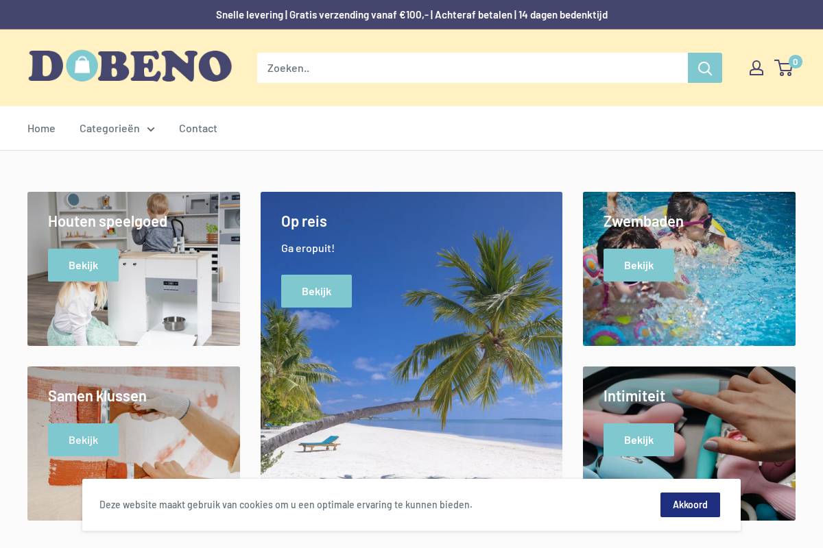 Dobeno homepage screenshot