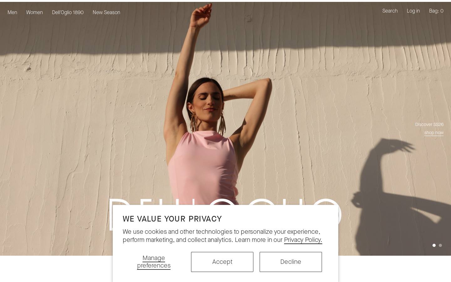 Doboutique homepage screenshot