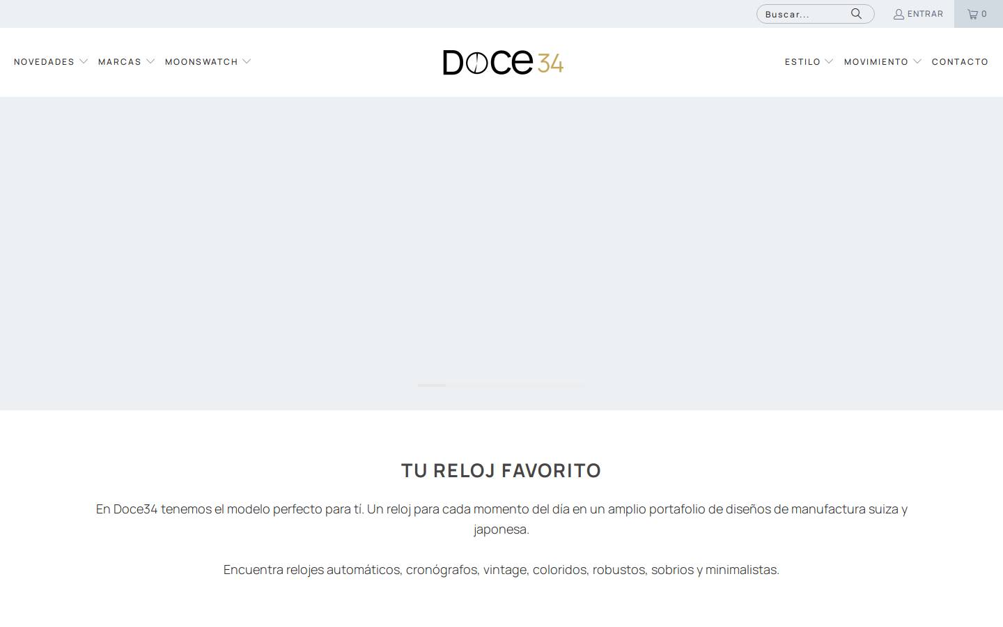 doce34.cl homepage screenshot