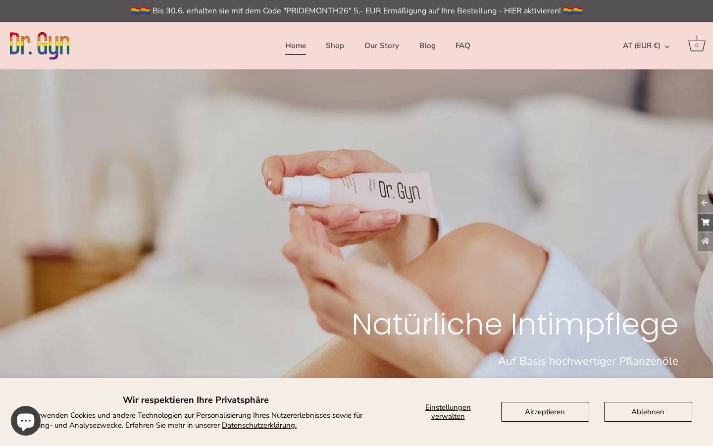docgyn.de homepage screenshot