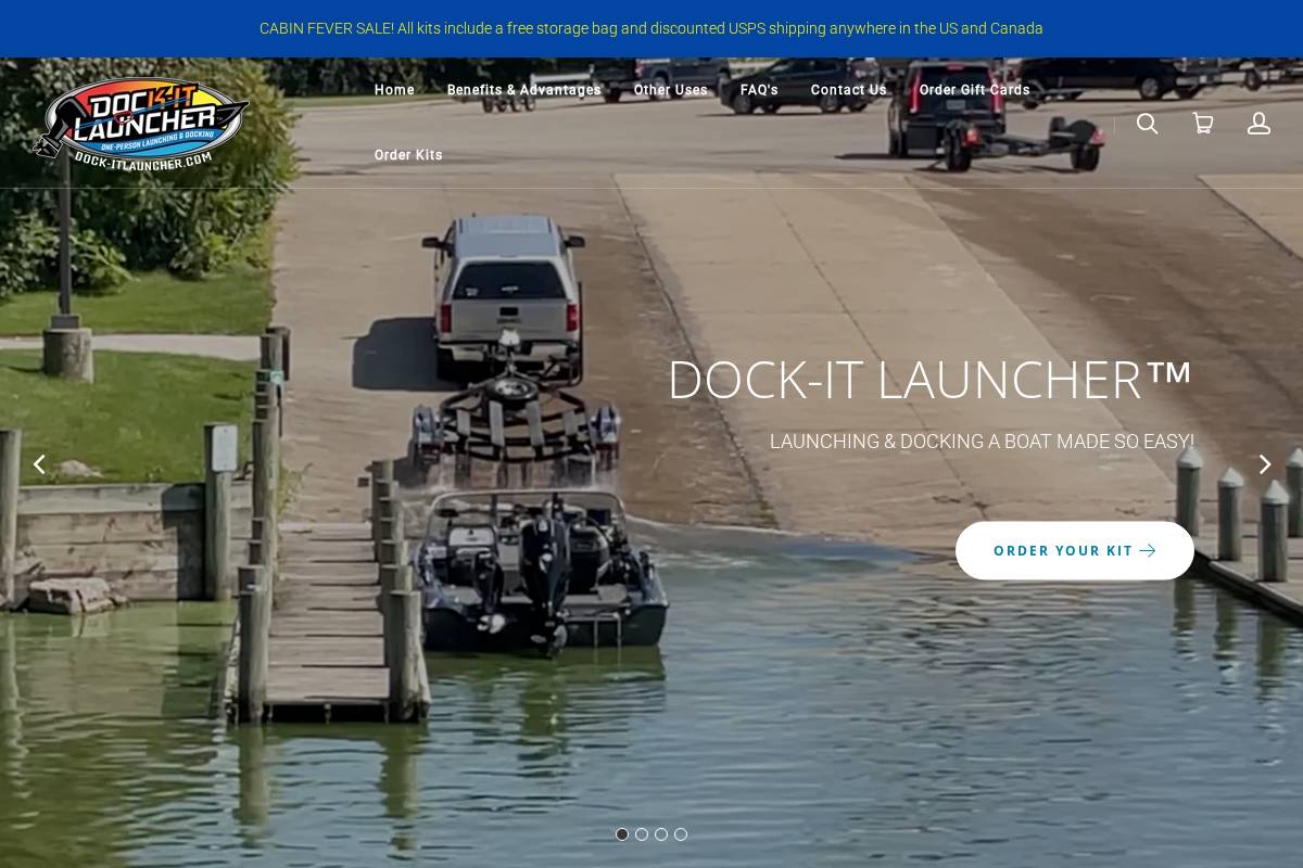 dock-itlauncher.com homepage screenshot