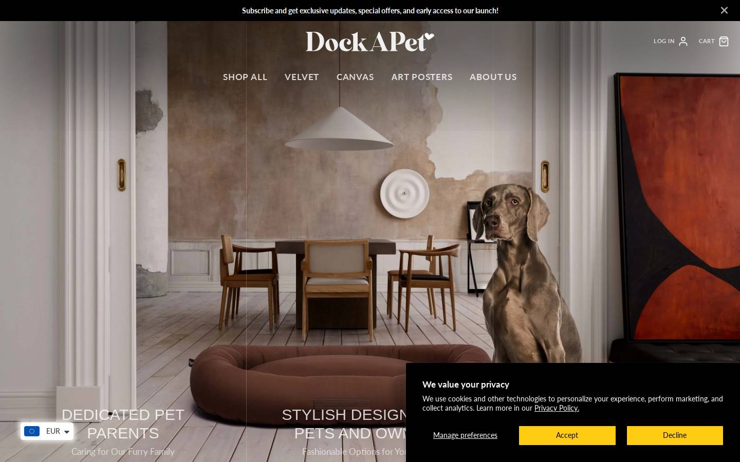 dockapet.com homepage screenshot