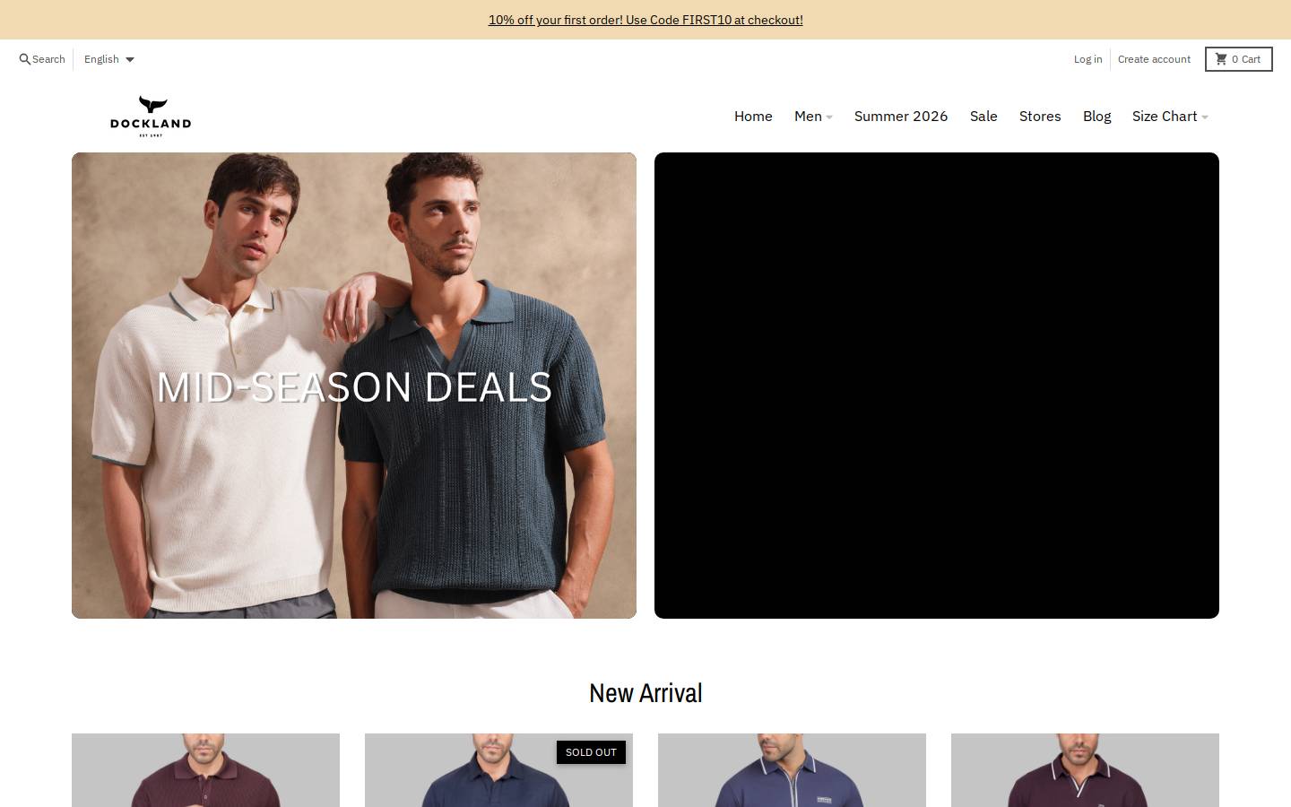 dockland.com.eg homepage screenshot
