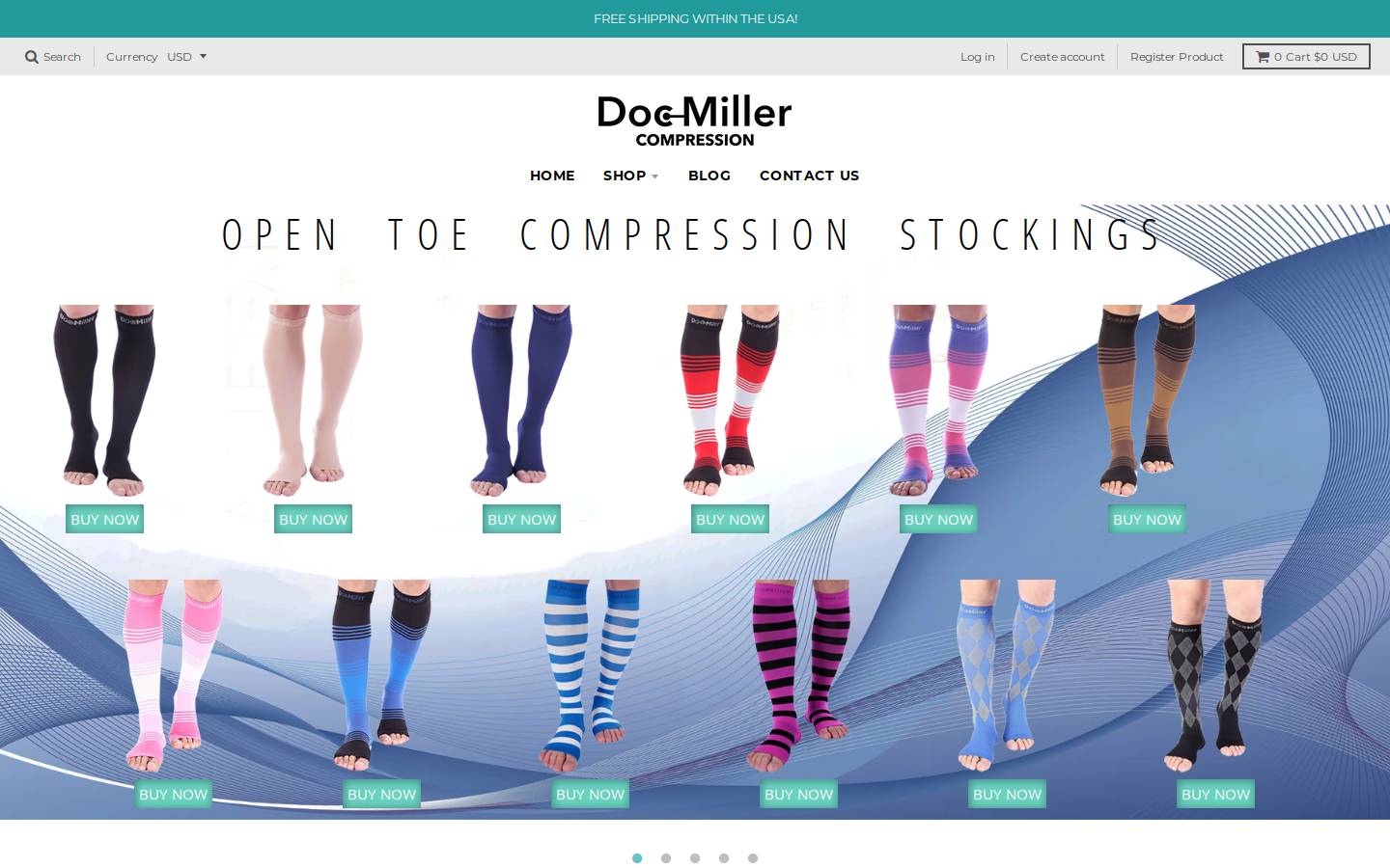 docmillersports.com homepage screenshot