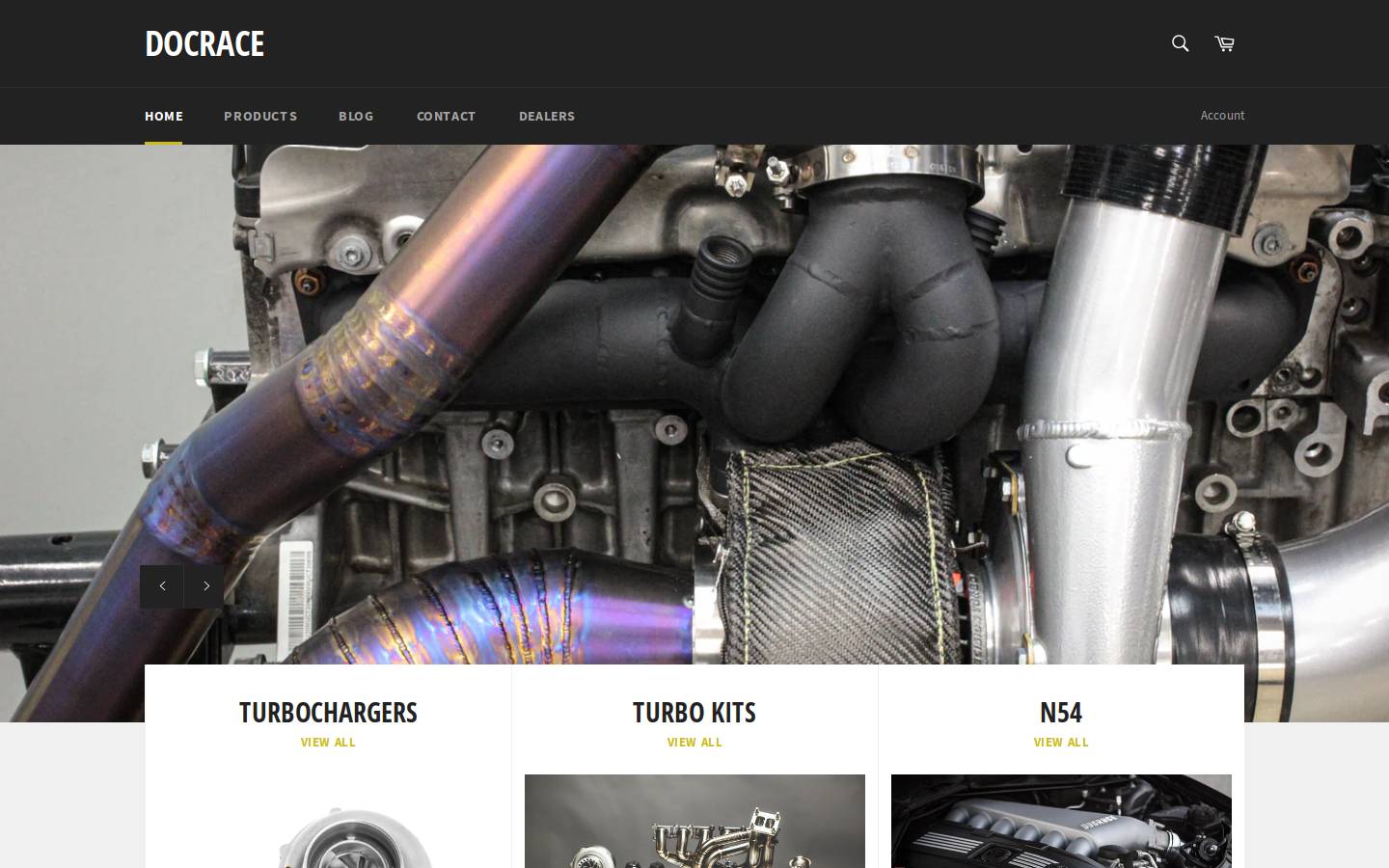 docrace.com homepage screenshot