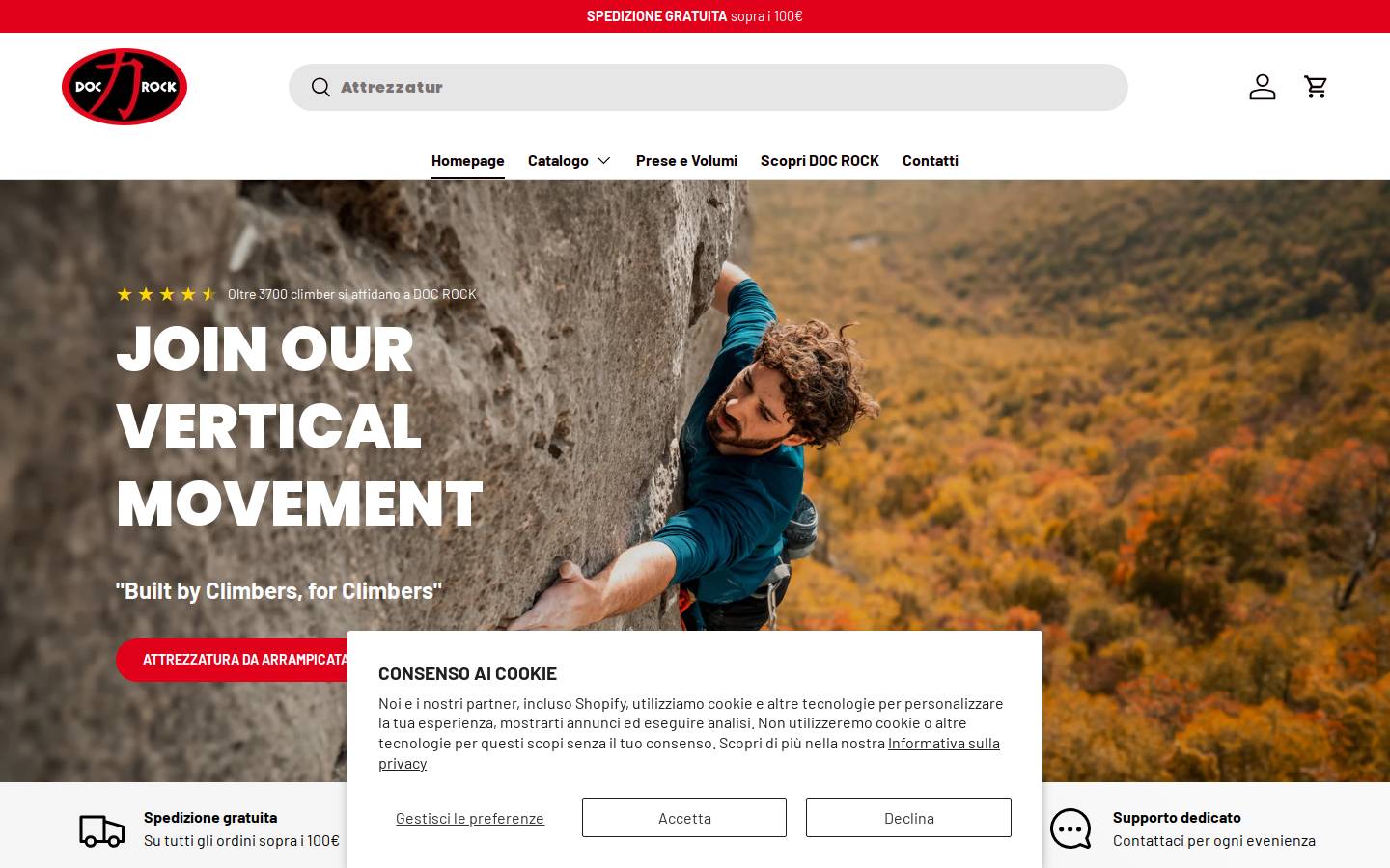 docrock.it homepage screenshot