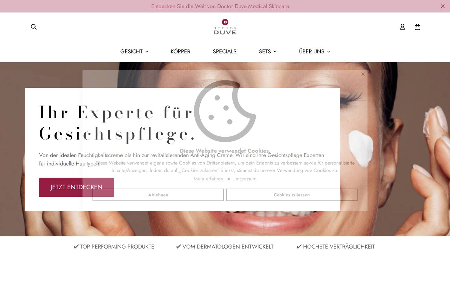 doctor-duve.com homepage screenshot