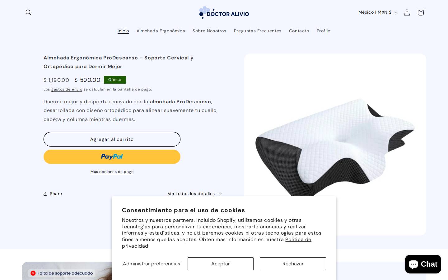 doctoralivio.com homepage screenshot