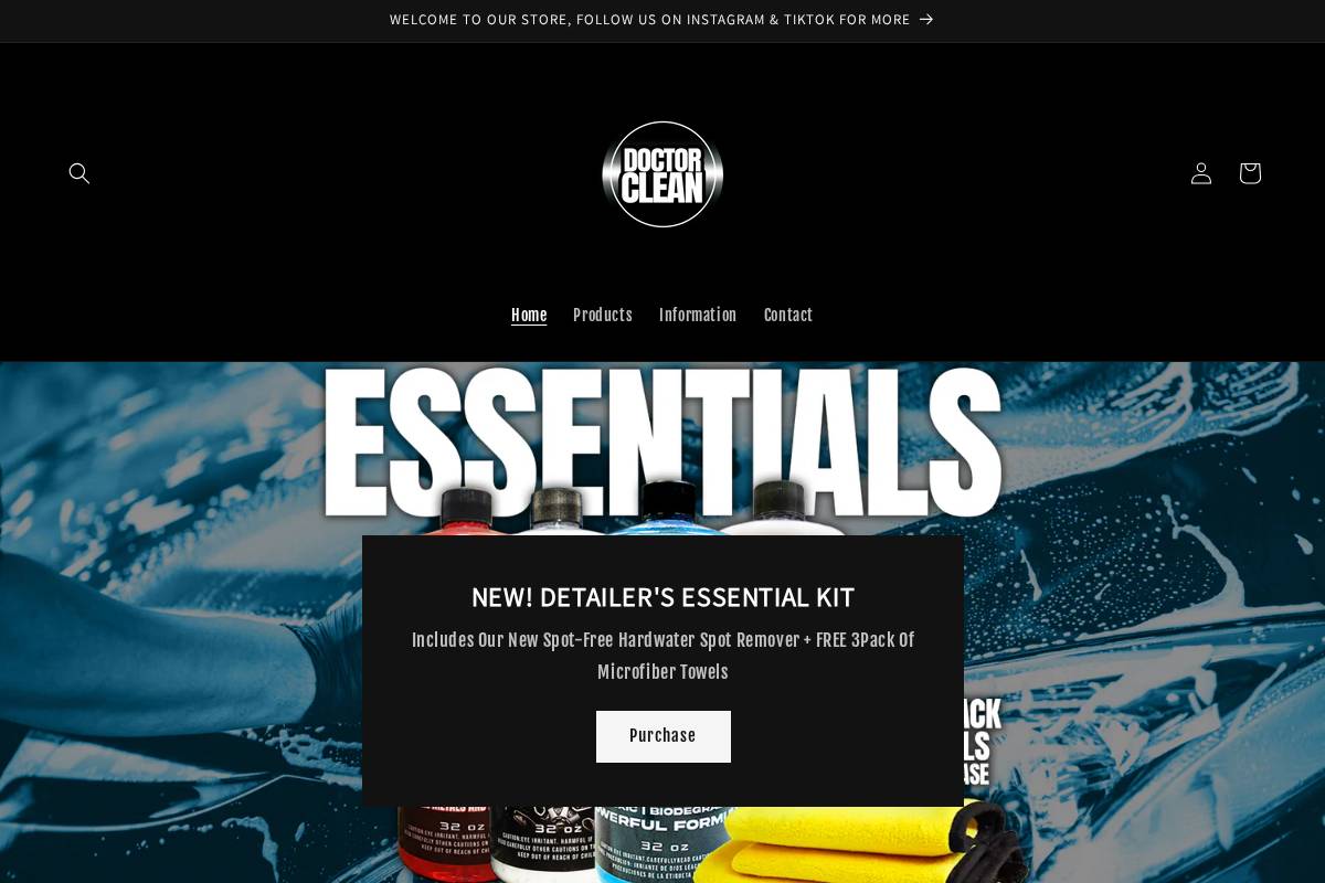 doctorcleanalln1.com homepage screenshot